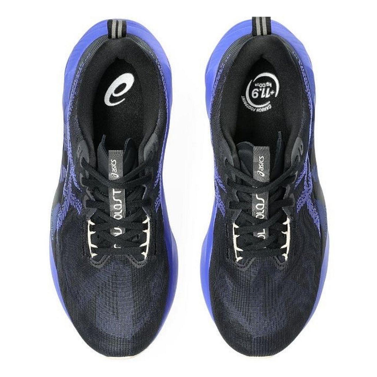 รองเท้าวิ่ง Asics Novablast 5 Black/Cobalt Burst Wide(2E) Men ผู้ชาย