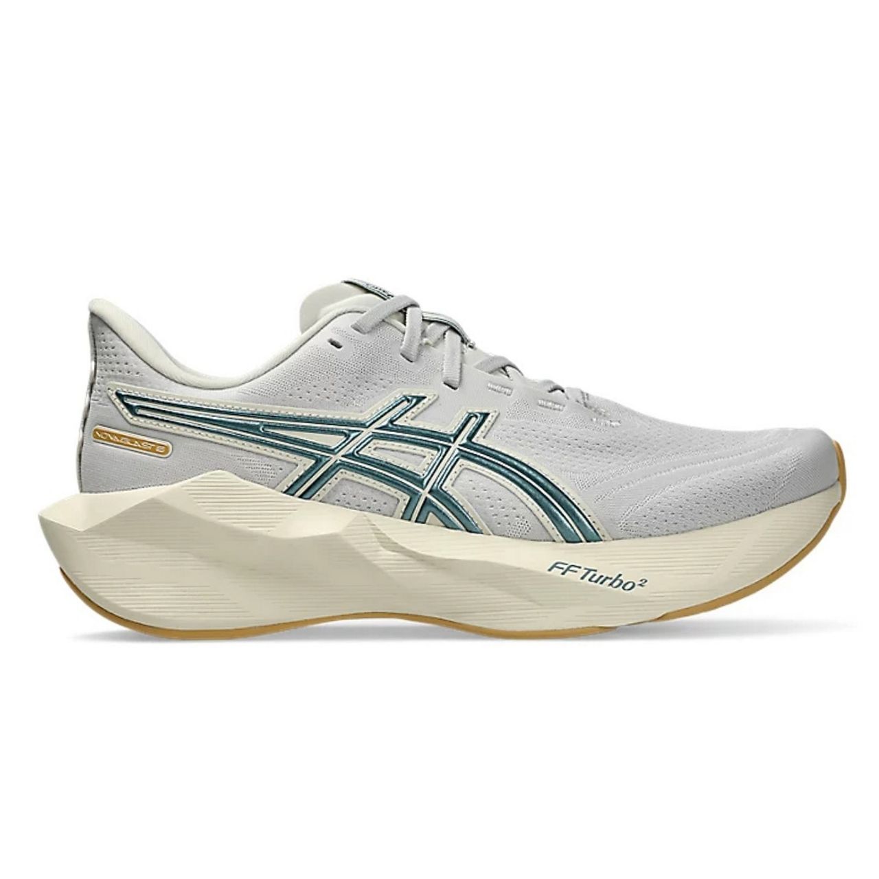 รองเท้าวิ่ง Asics Novablast 6 Men Cloud Grey/Foggy Teal-Standard(D) ผู้ชาย