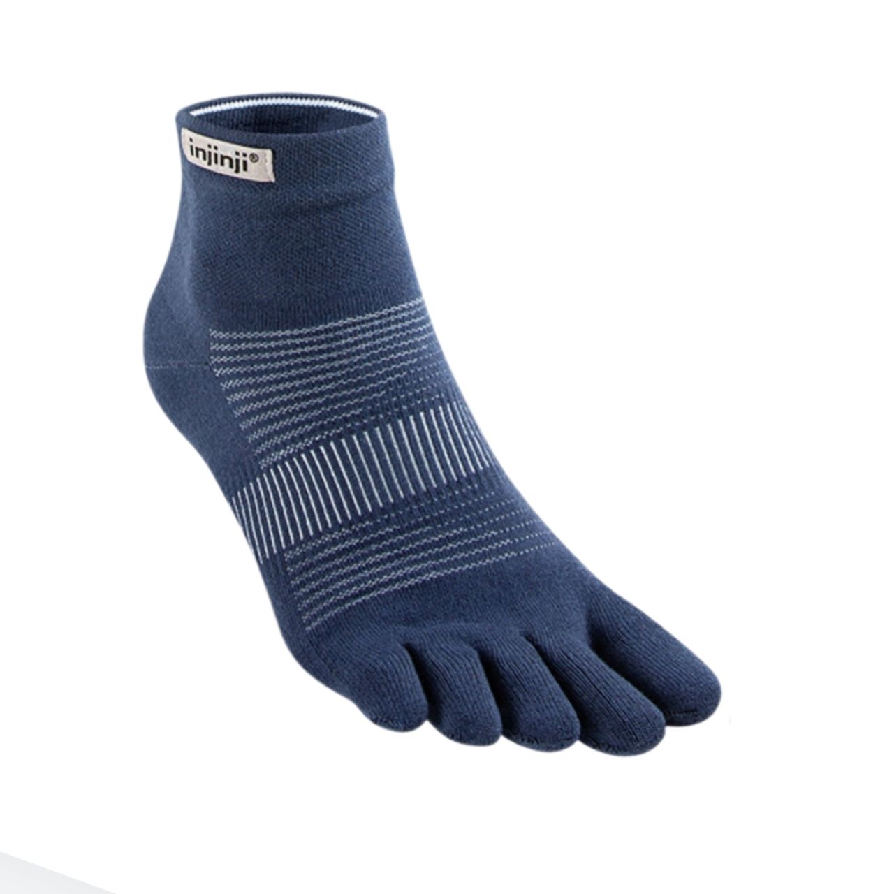 ถุงเท้าวิ่งแยกนิ้ว Injinji Run Original Weight Mini Crew Unisex