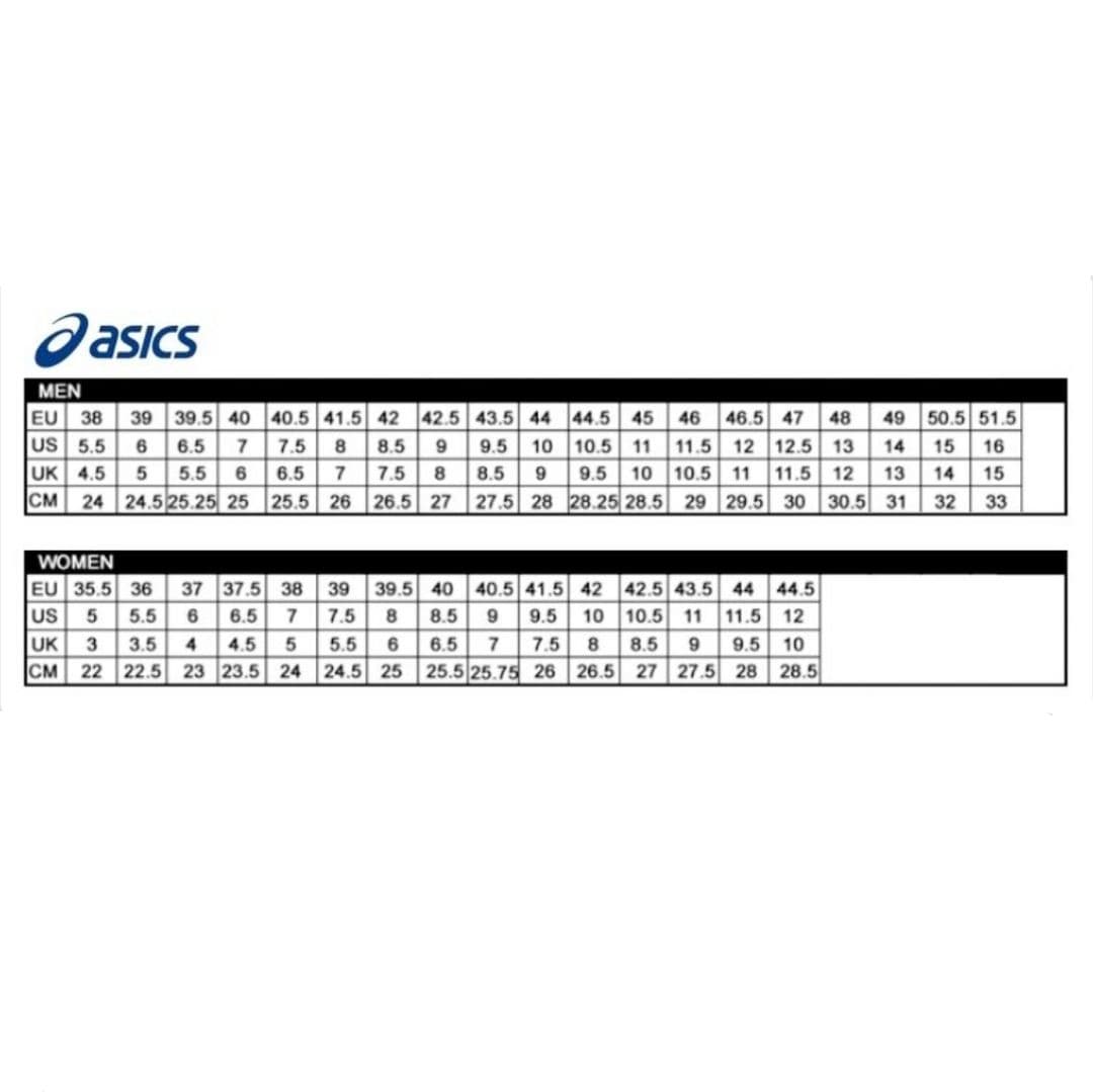 asics novablast sizing