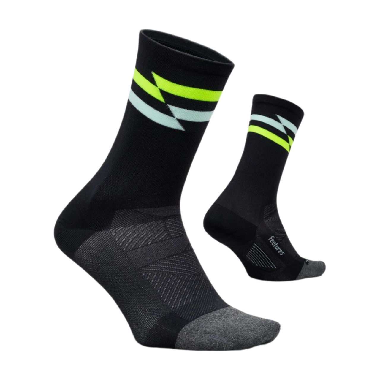 ถุงเท้าวิ่ง Feetures Elite Ultra Light Mini Crew Sock