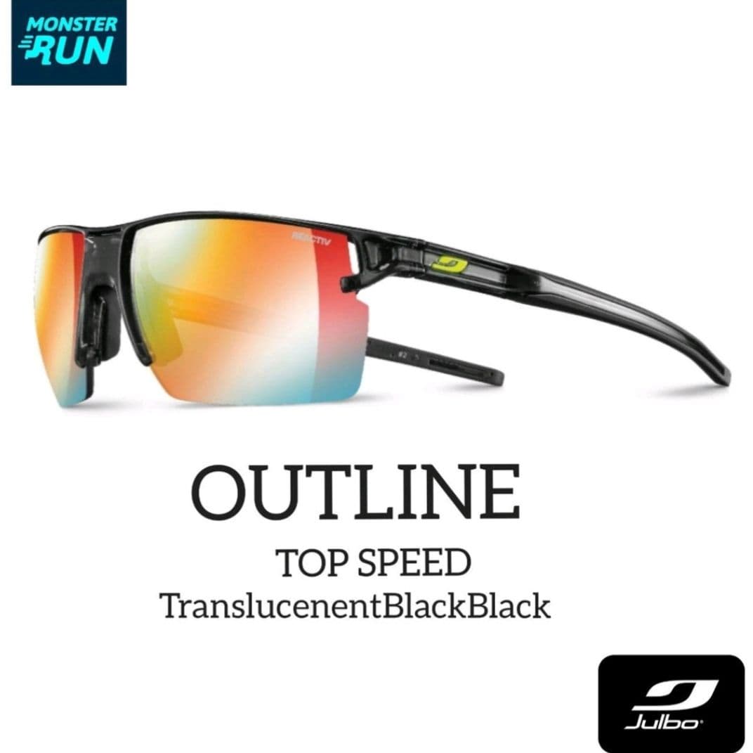 แว่นตากันแดด JULBO OUTLINE™ J5193314 Translucent/Black/Black