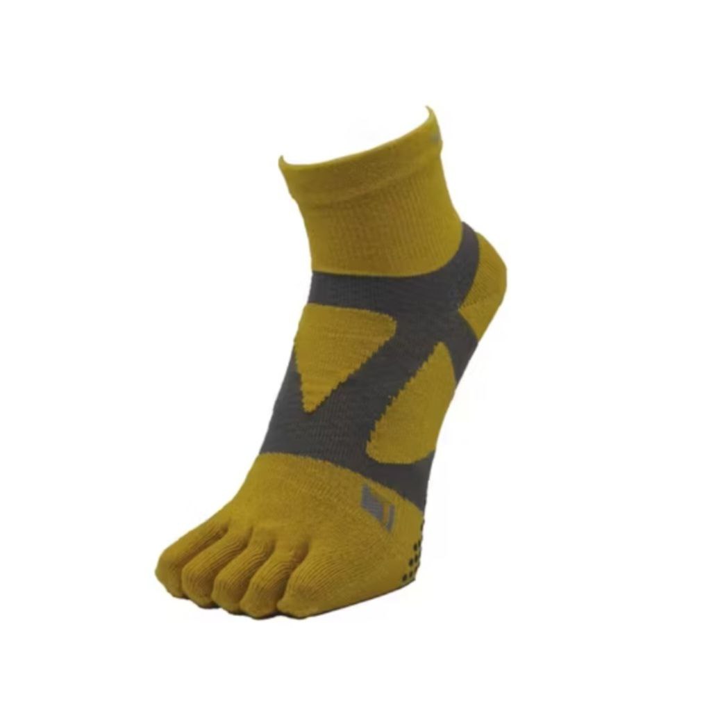 ถุงเท้ากันลื่นแบบแยกนิ้ว YAMATUNE SPIDER ARCH MIDDLE 5 TOE NON SLIP DOTS