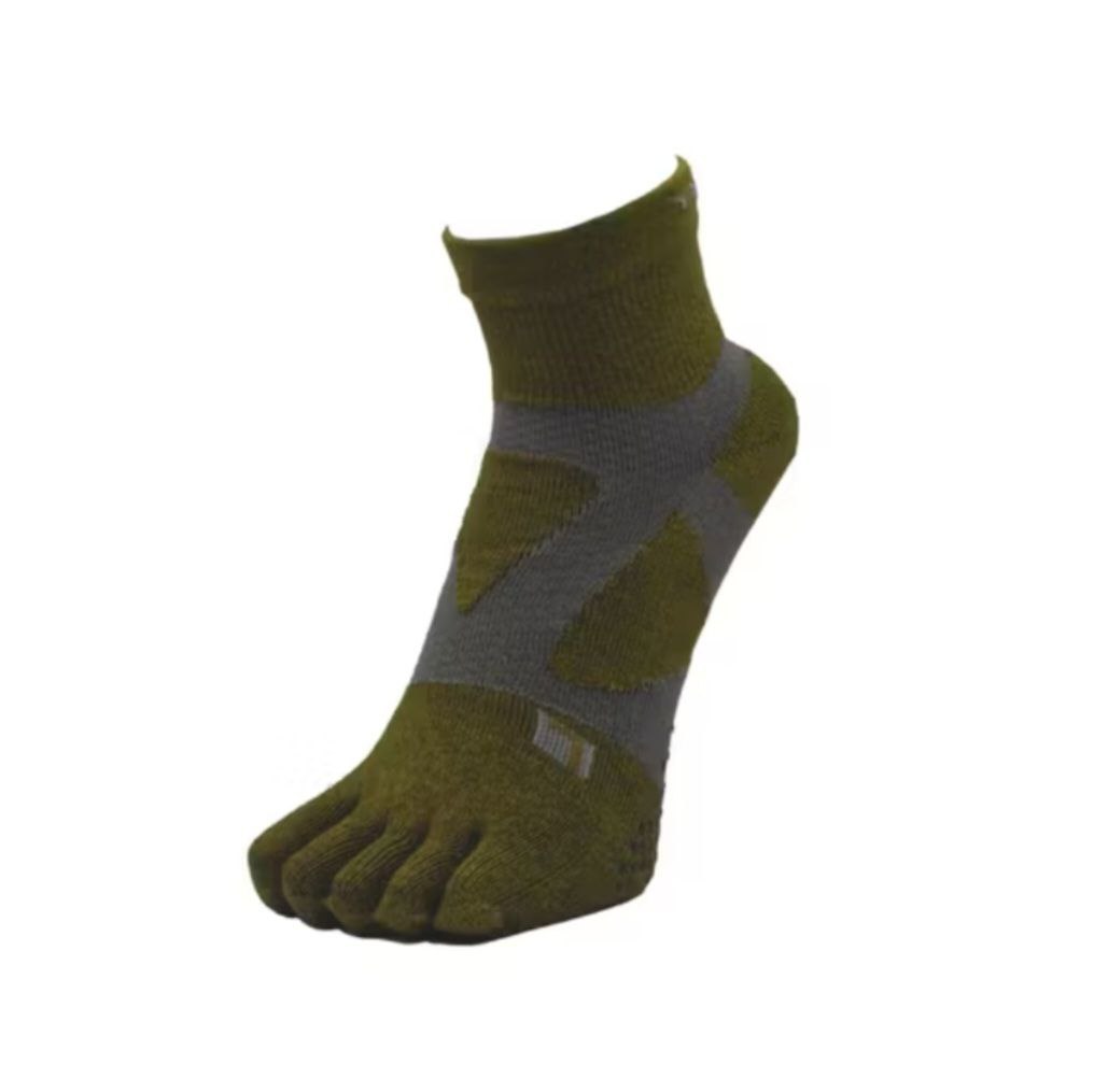 ถุงเท้ากันลื่นแบบแยกนิ้ว YAMATUNE SPIDER ARCH MIDDLE 5 TOE NON SLIP DOTS