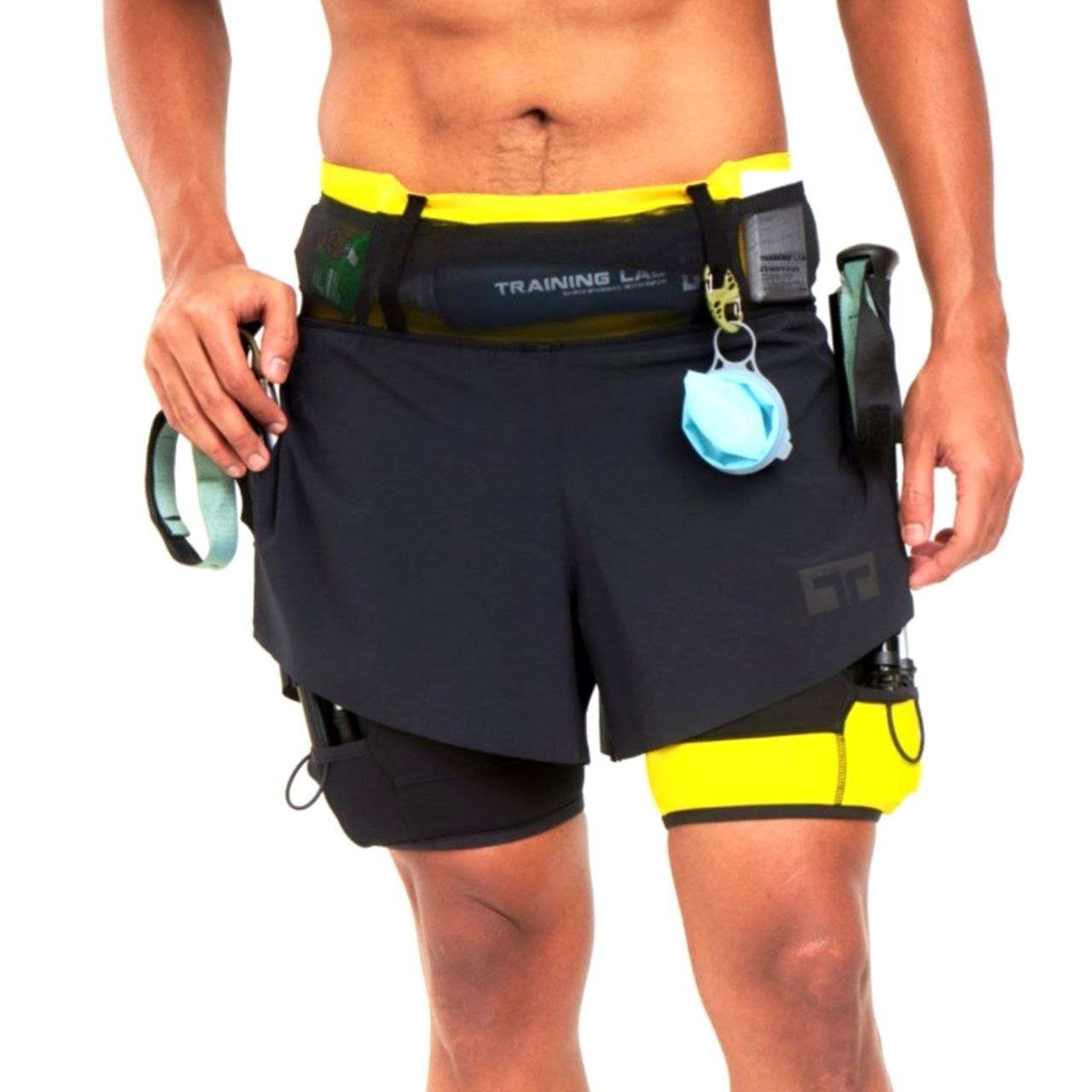 กางเกงวิ่ง Training Lab TL6” 2IN1 Summit Shorts (24122)