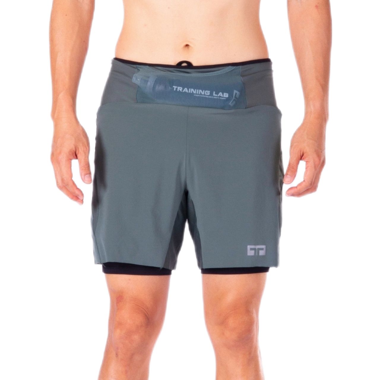 กางเกงวิ่ง ซับในกระชับกล้ามเนื้อ TRAINING LAB TL 7” 2IN1 Impact Shorts (19120)