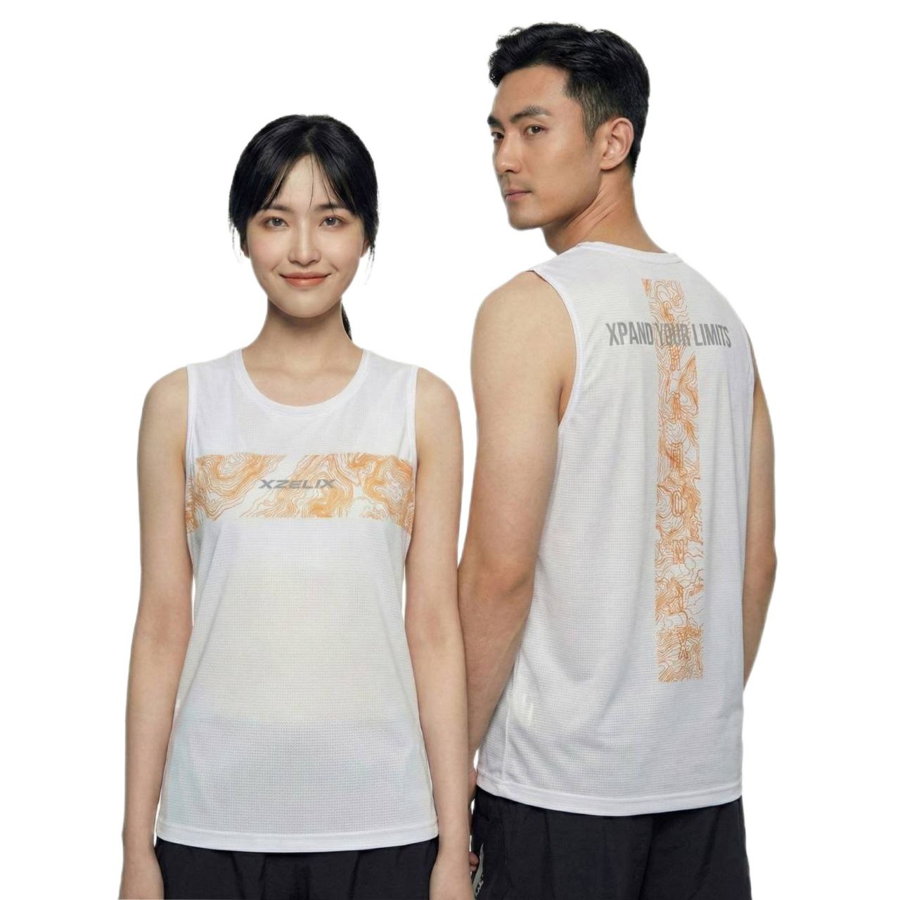 เสื้อวิ่งขนกุด Xzelix Xpand Your Limits Tank Top Unisex
