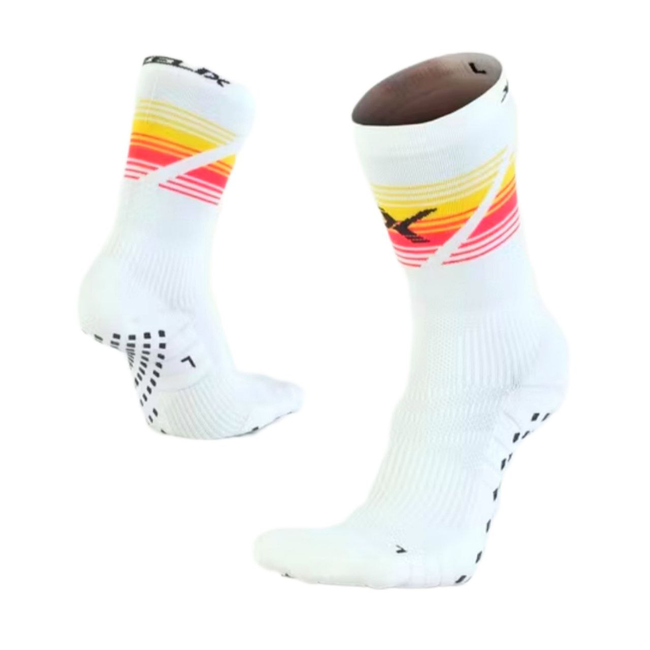 ถุงเท้ากันลื่น XZELIX Xplosive Sunrise Performance Crew Sock (GRIP/Non GRIP)